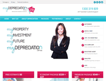 Tablet Screenshot of mydepreciation.com.au